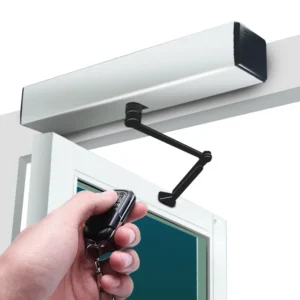 SISTEMA DE APERTURA AUTOMATICA PARA PUERTAS DE ALUMINIO O MADERA DE 1.3M | 160KG | USO INDUSTRIAL 110VAC |