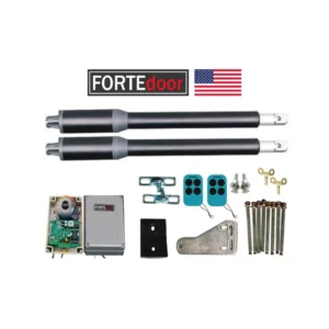 KIT MOTOR DE BRAZOS PIVOT PUERTA GARAJE BATIENTE 2M AMERICANO – FORTEDOOR