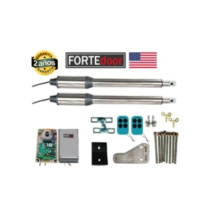 KIT MOTOR DE BRAZOS PIVOT PUERTA GARAJE BATIENTE 2.6M AMERICANO – FORTEDOOR
