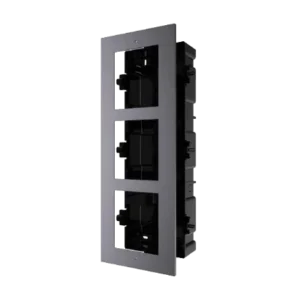 Base Empotrable 3 Módulos Hikvision para Videoporteros